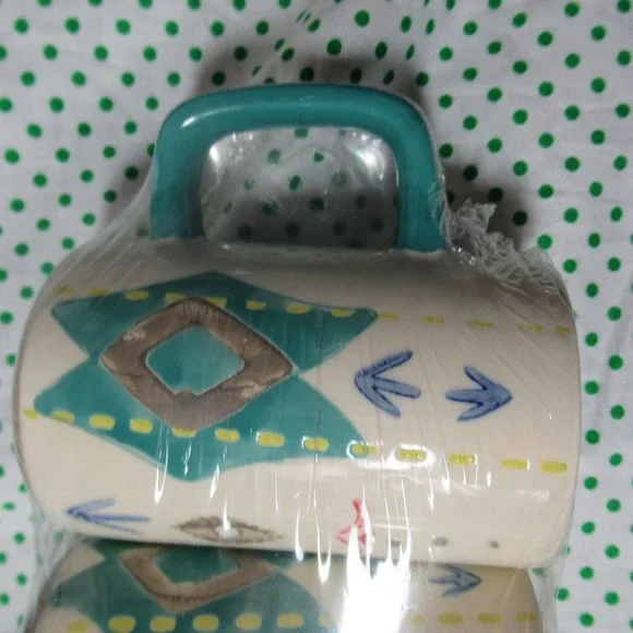 3/$15 NWT salt & pepper shaker set southwest boho print - Picture 12 of 16